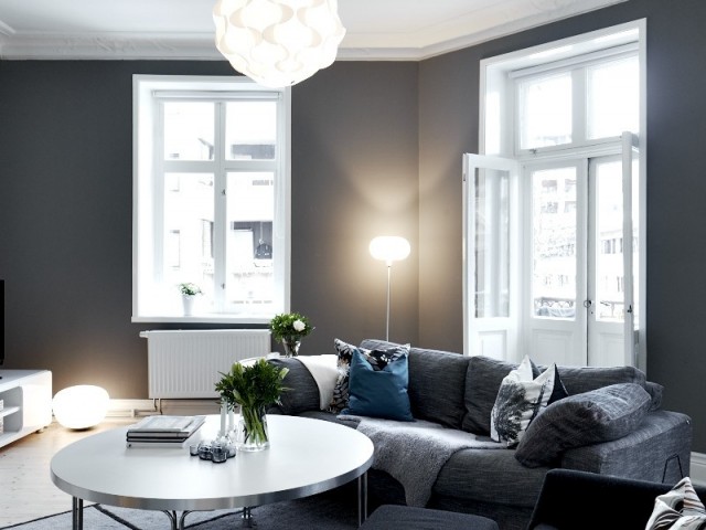 one hour gray living room