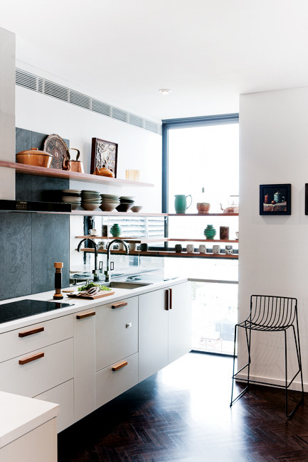 cocina blanca moderna