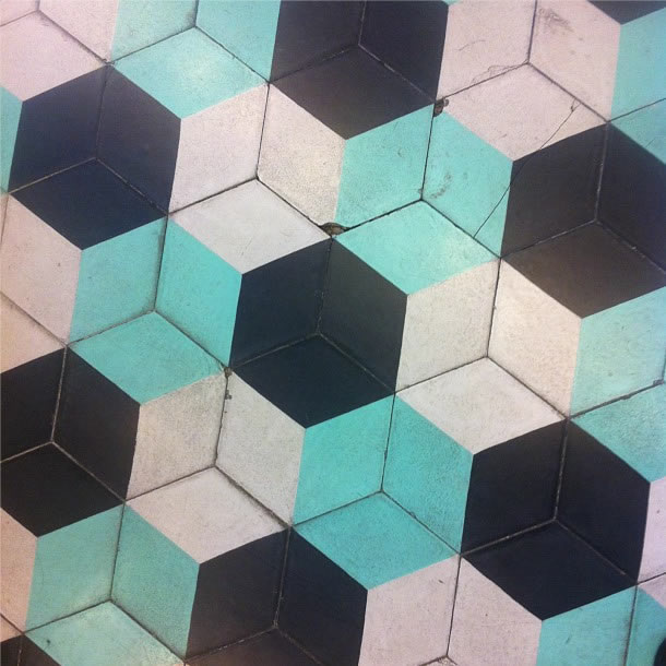 piso hidraulico hexagonal