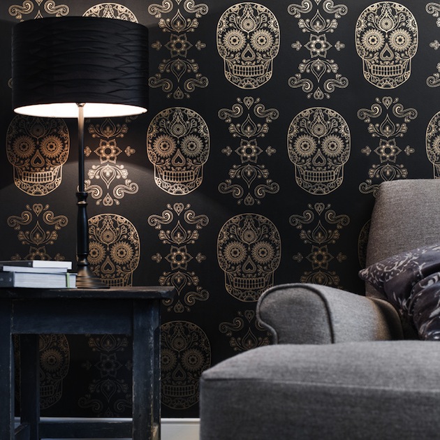 Papel tapiz calavera | Casa Haus