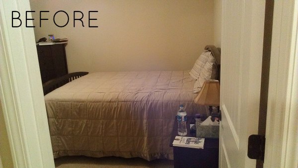girls bedroom before