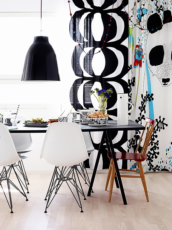 Comedor blanco y negro | Casa Haus