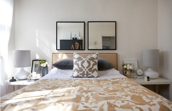 Colcha otomí en cama moderna | Casa Haus