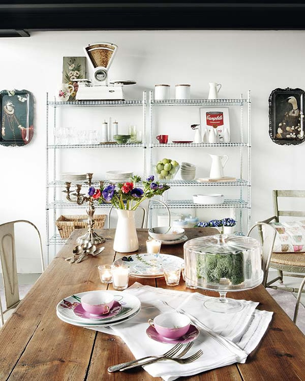 Comedor en loft industrial y romántico | Casa Haus