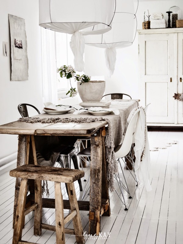 Una mesa rústico-chic | Casa Haus