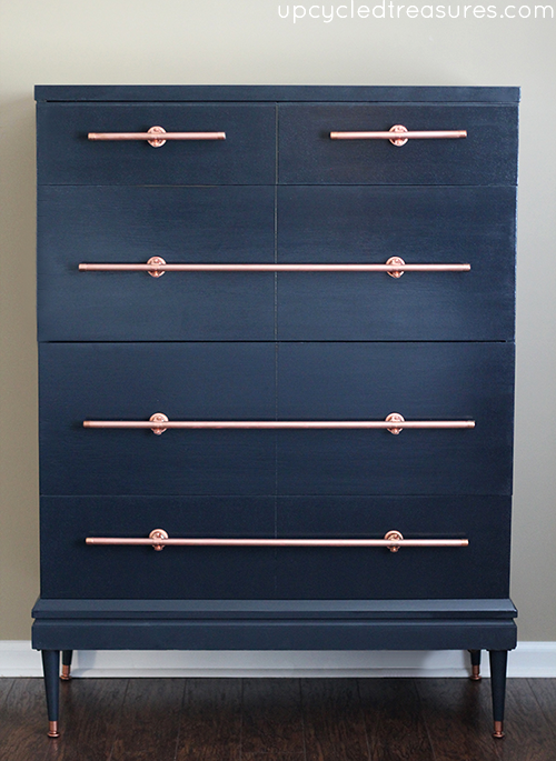 Tiradores de tubería / diy copper pipe drawer pulls / Casa Haus