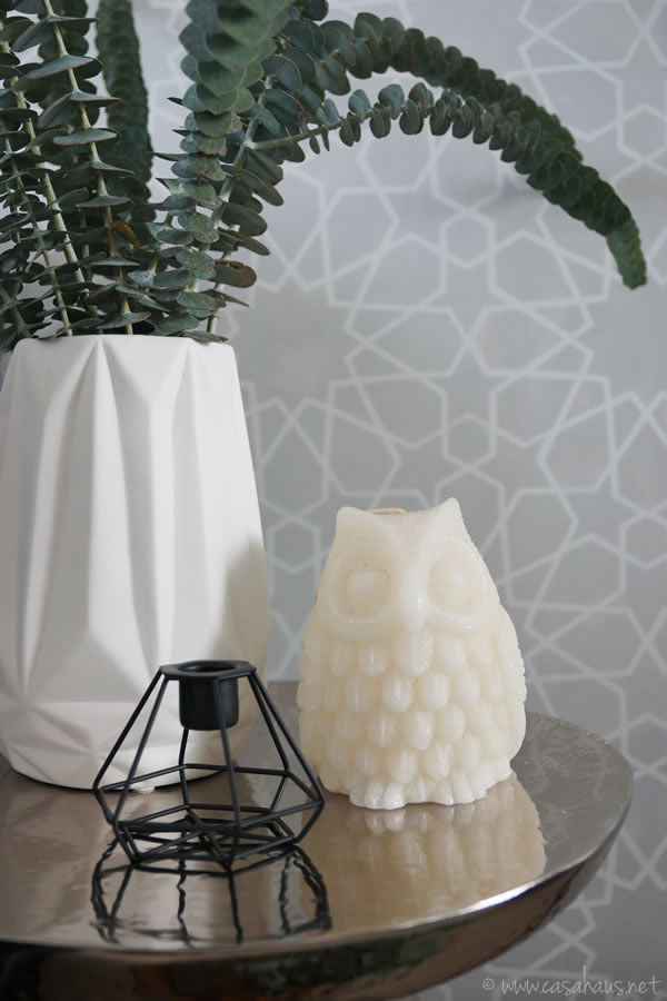 Owl candle // Vela de búho // Casa Haus