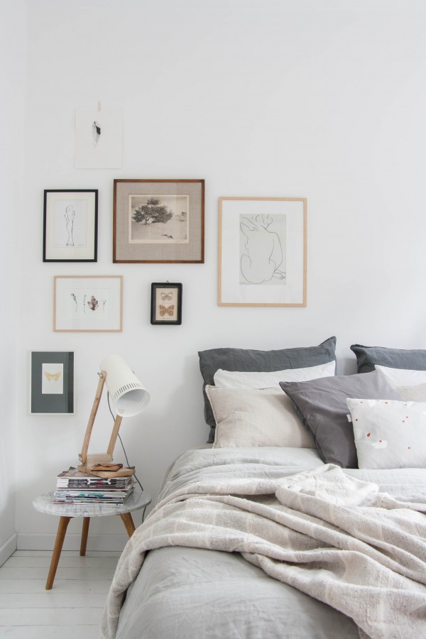 Gorgeous white bedroom before and after // Antes y después: Hermoso dormitorio blanco y sencillo // Casa Haus