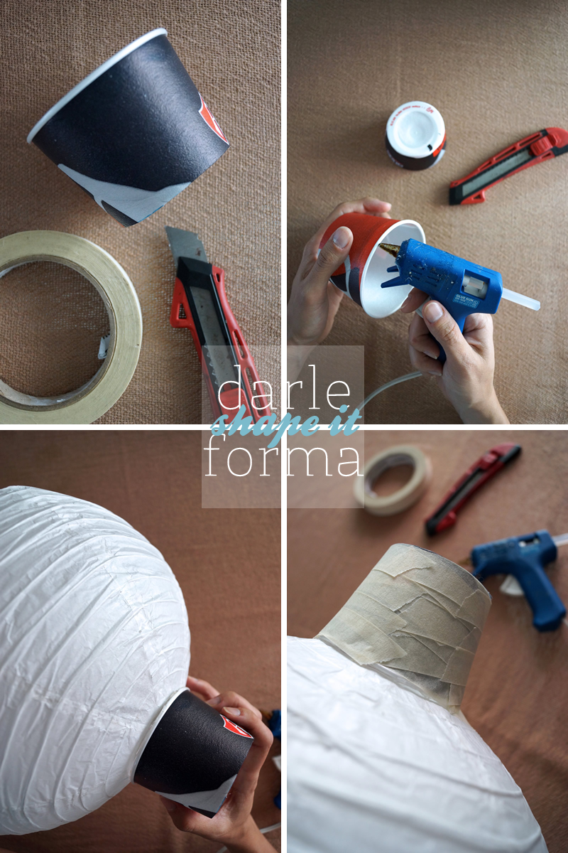 Lovely DIY hot air balloon // Globo aerostático hazlo tú mismo // casahaus.net