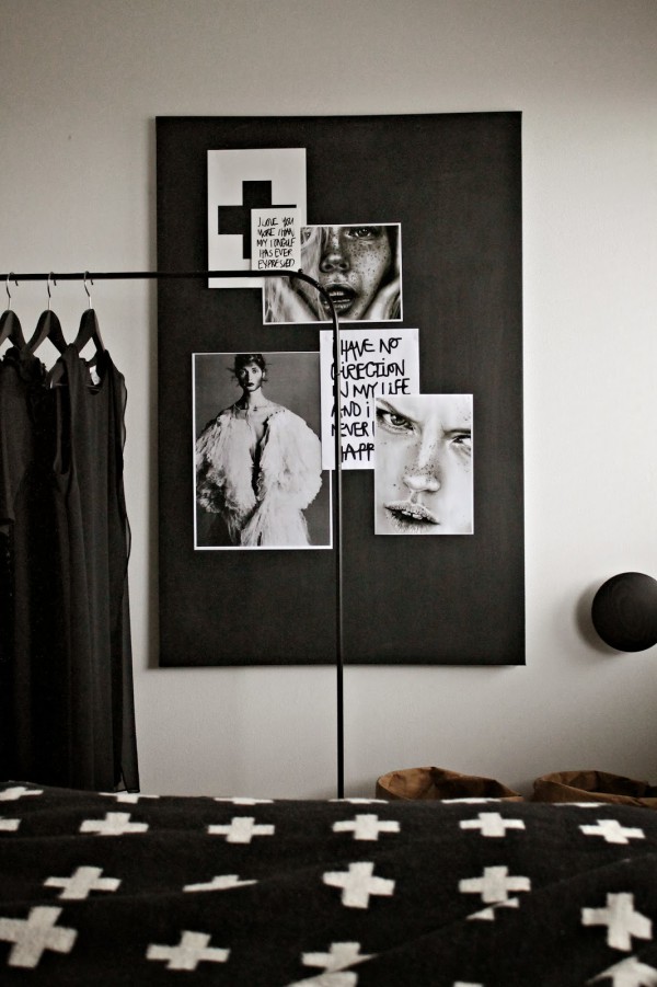 Black nordic bedroom, lots of diy ideas! / Dormitorio negro y blanco estilo nórdico con mucho diy! / casahaus.net