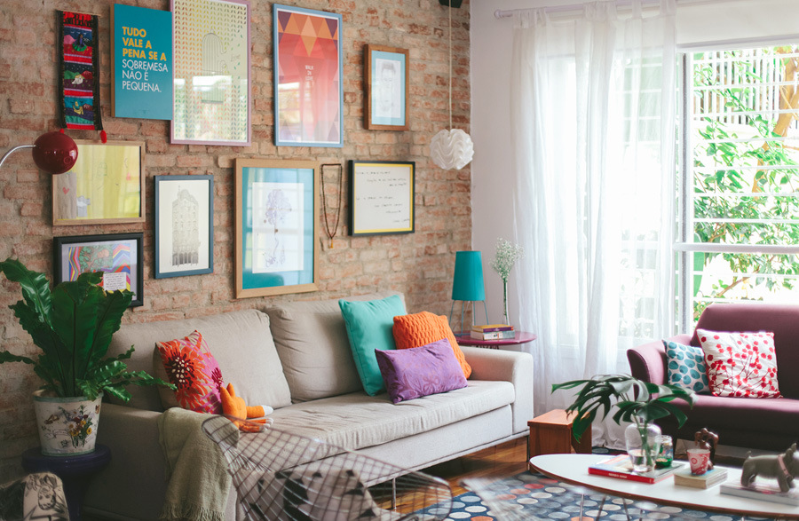 Colorful home in Sao Paulo, Brazil // Casa colorida y alegre en Sao Paulo // casahaus.net