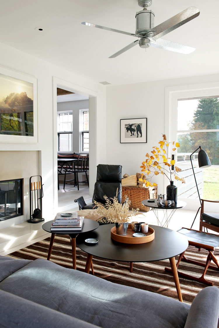 Modern country home with industrial touches in NY / Estilo country moderno con toques industriales en NY // casahaus.net