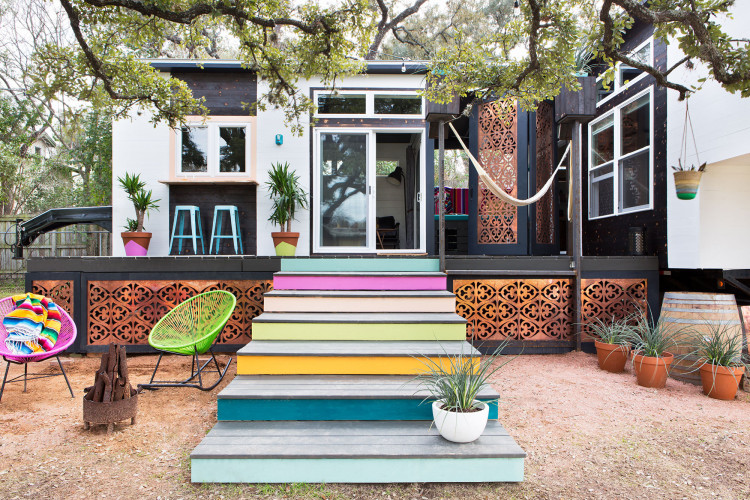 Tiny house in Austin / Hermosa casa en 40 m2 // casahaus.net
