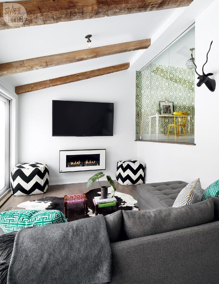 Rustic and refined home / Un hermoso hogar rústico y refinado // casahaus.net