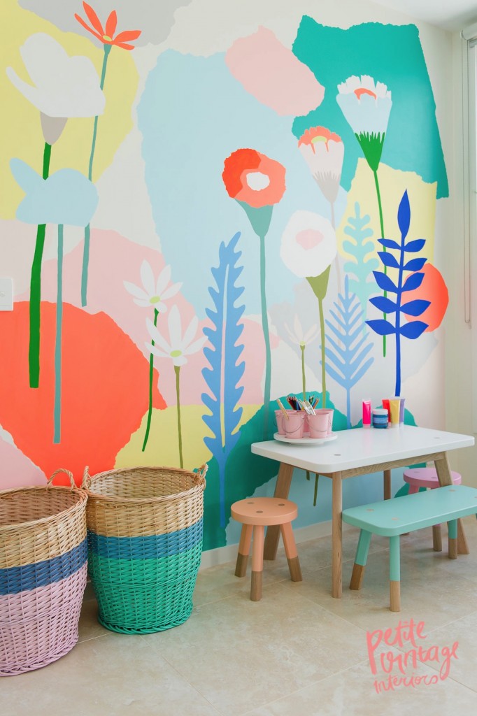 10 ways to makeover your kid's room with paint or decals / 10 ideas para transformar el cuarto de los niños con pintura o vinilos - Casa Haus Decoración