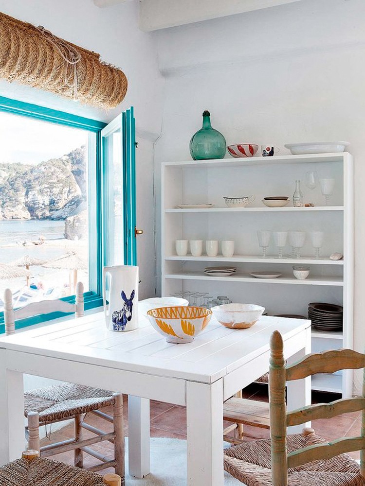 Una casa rústica en la playa