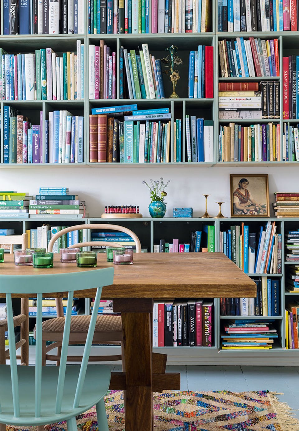 A house in light blue / Casa decorada en azul celeste / Casa Haus Deco