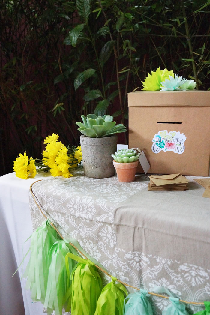 Succulent baby shower / Un baby shower suculento - Casa Haus Deco