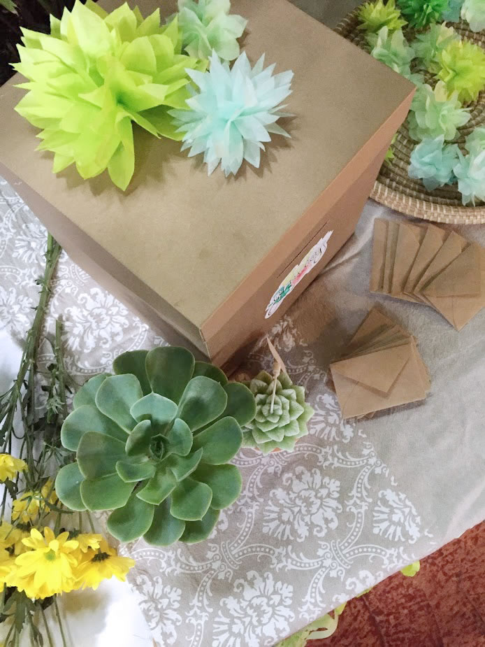Succulent baby shower / Un baby shower suculento - Casa Haus Deco