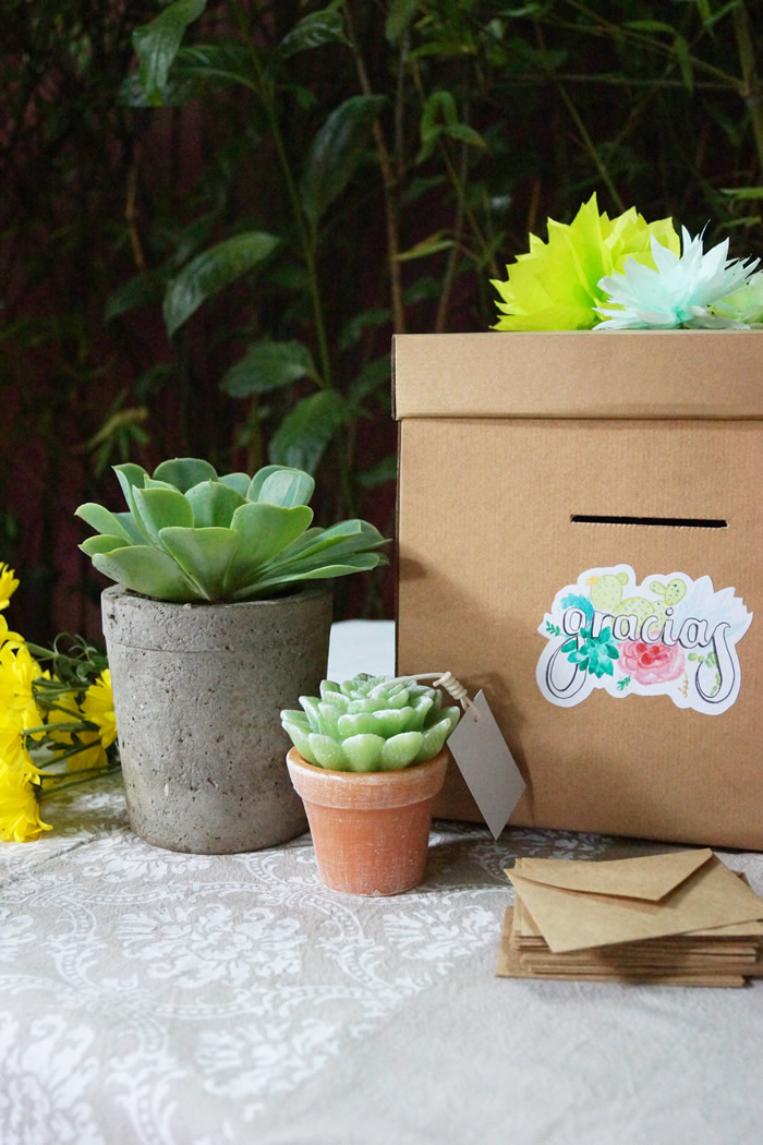 Succulent baby shower / Un baby shower suculento - Casa Haus Deco