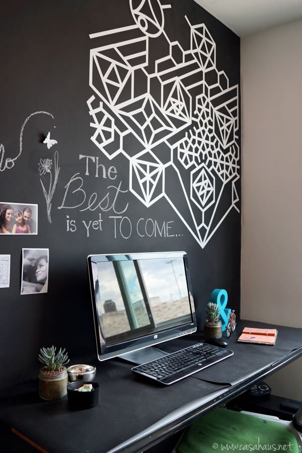 Pintando nuestra pared pizarrón