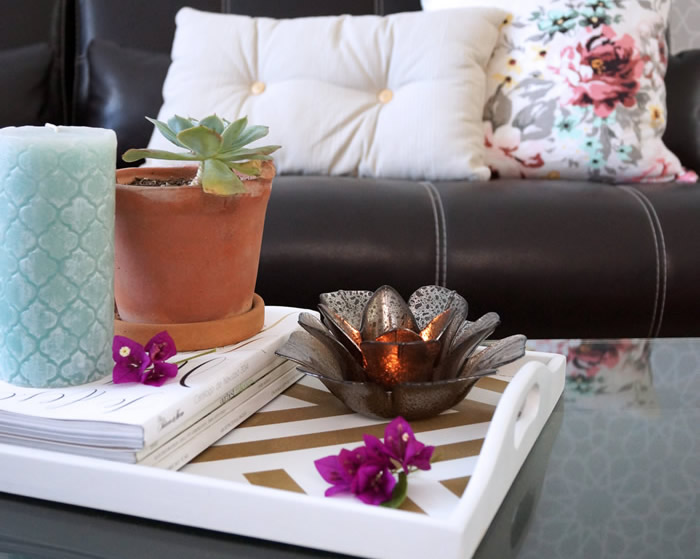 DIY Tray: Cómo hacer una bandeja decorativa